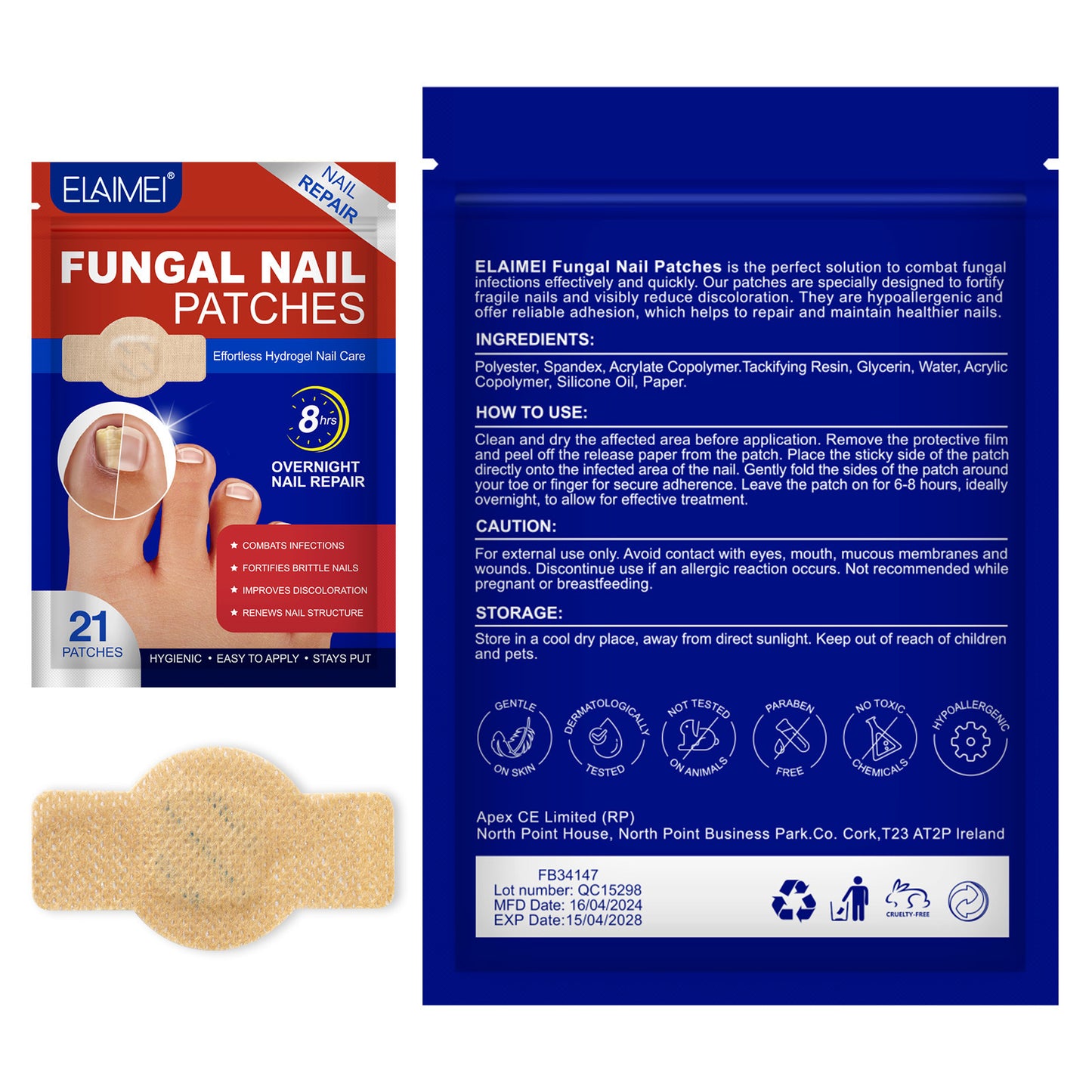 Fungal Nail Renew Patches